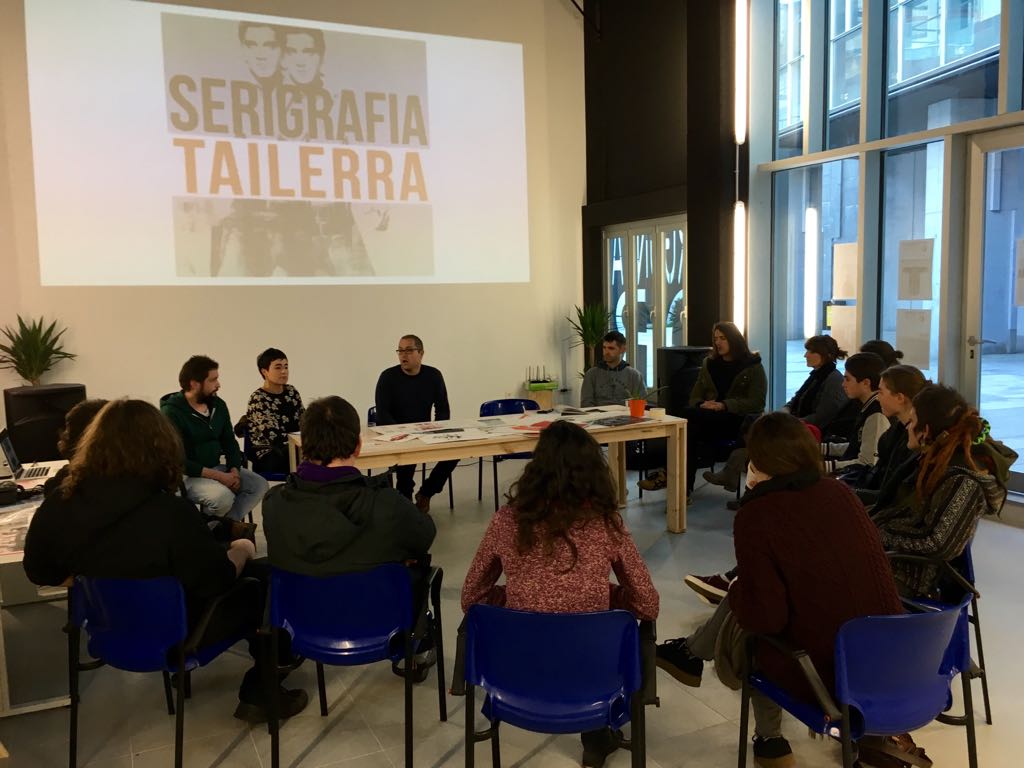 Martxan da serigrafia tailerra Martxan da serigrafia tailerra