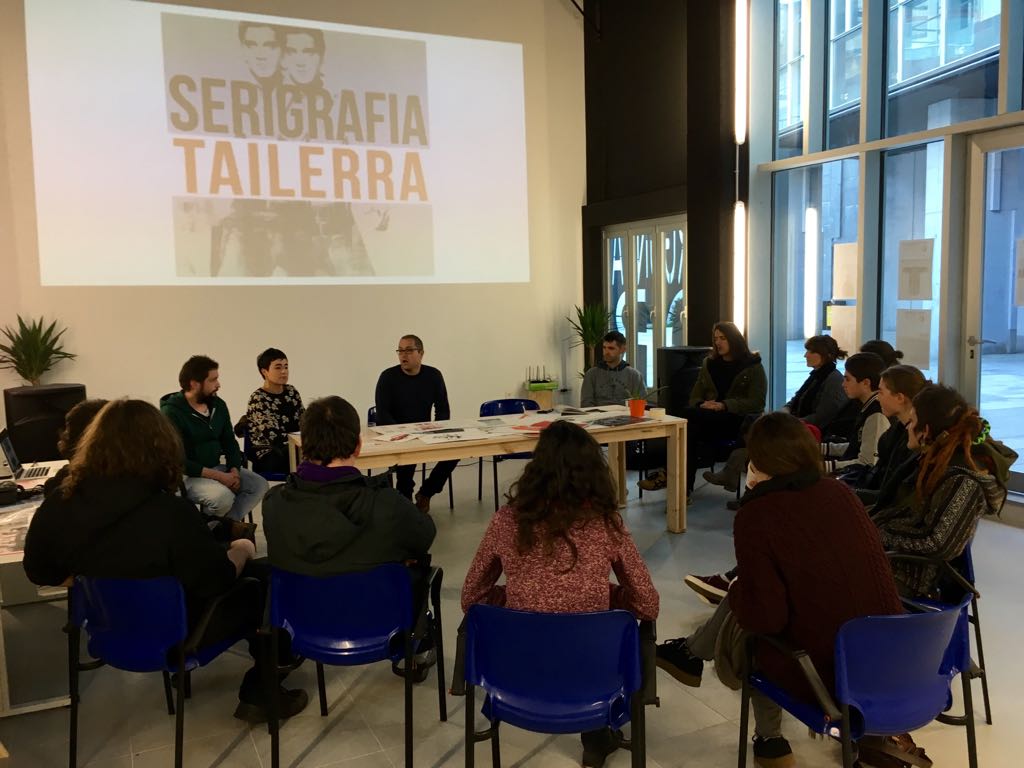 Martxan da serigrafia tailerra