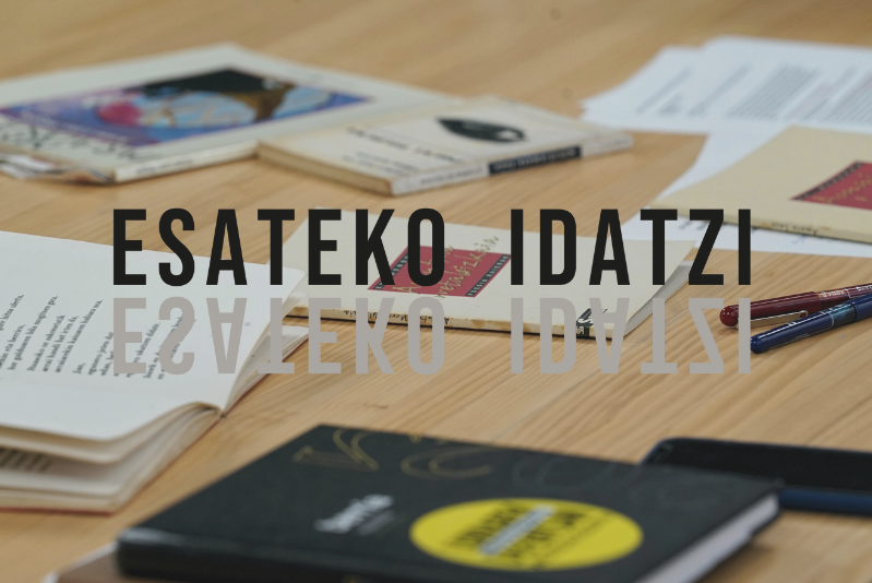ESATEKO IDATZI