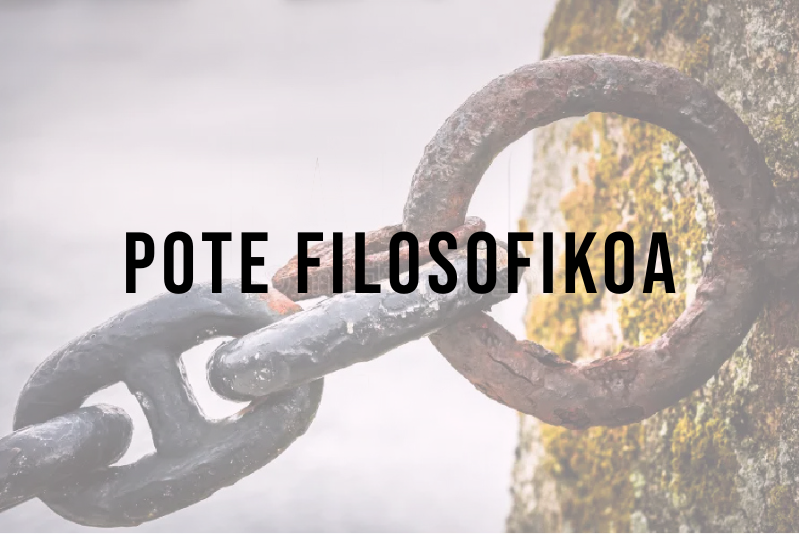 POTE FILOSOFIKOA | Hitza